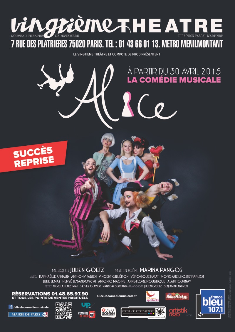 Affiche Alice, la comédie musicale