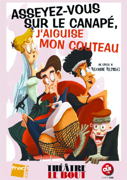 Affiche Asseyez-vous sur le canapé