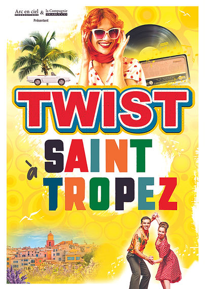 Affiche Twist à Saint-Tropez